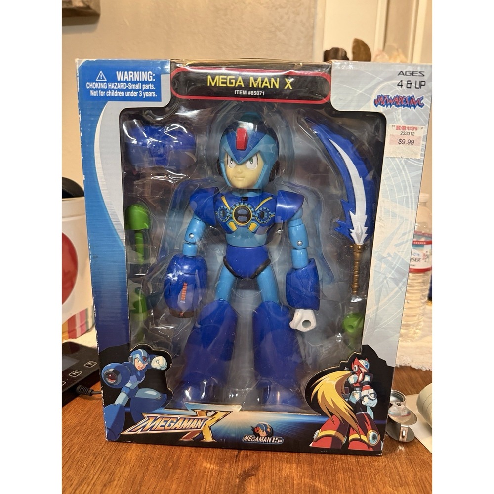 Megaman X 10" Figure Jazwares Capcom Factory Sealed NOS 2003 SDCC 85071